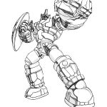 Kolorowanka Bakugan do druku, postać z popularnej serii anime i gier.