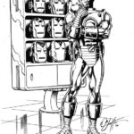 Kolorowanka Iron Man do wydrukowania dla dzieci.