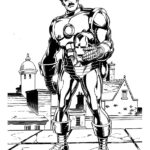 Kolorowanka Iron Man do druku dla dzieci i dorosłych.