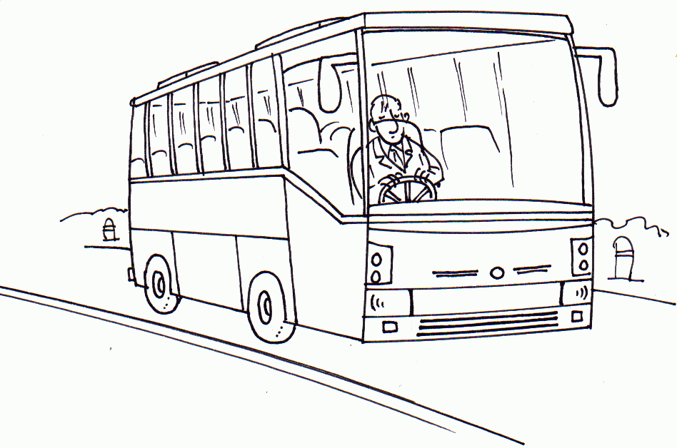 Autobus komunikacji miejskiej - kolorowanka Autobus komunikacji miejskiej - kolorowanka dla dzieci