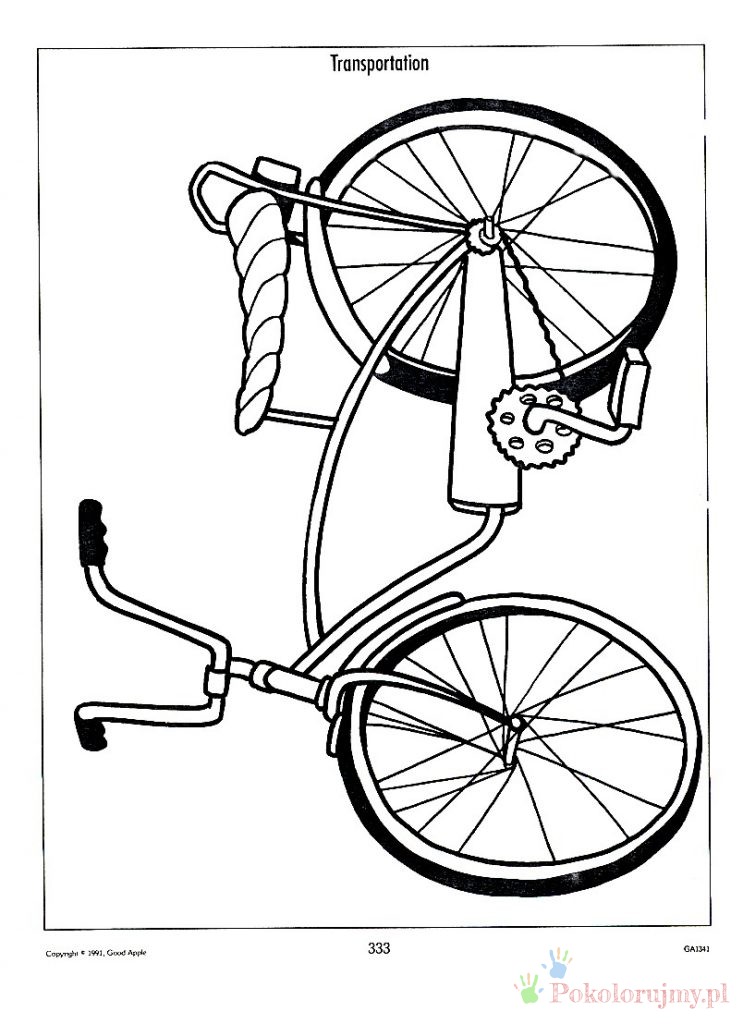 rower kolorowanka (2) Kolorowanki do wydrukowania