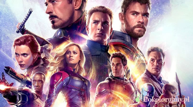 Kolorowanki Avengers do druku dla dzieci i fanów superbohaterów.