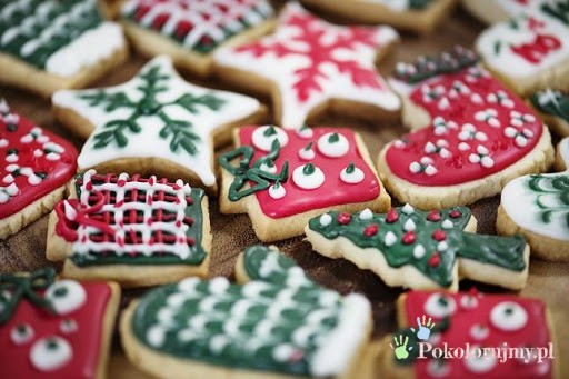 Bożonarodzeniowe słodycze – Kolorowanki