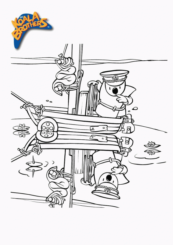 Bracia koala – kolorowanka (30)