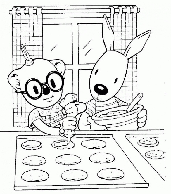 Bracia koala – kolorowanka (6)