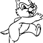 Kolorowanka Chip i Dale do wydrukowania dla dzieci.