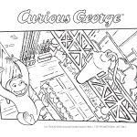 Kolorowanka Ciekawski George na stronie Pokolorujmy.pl.