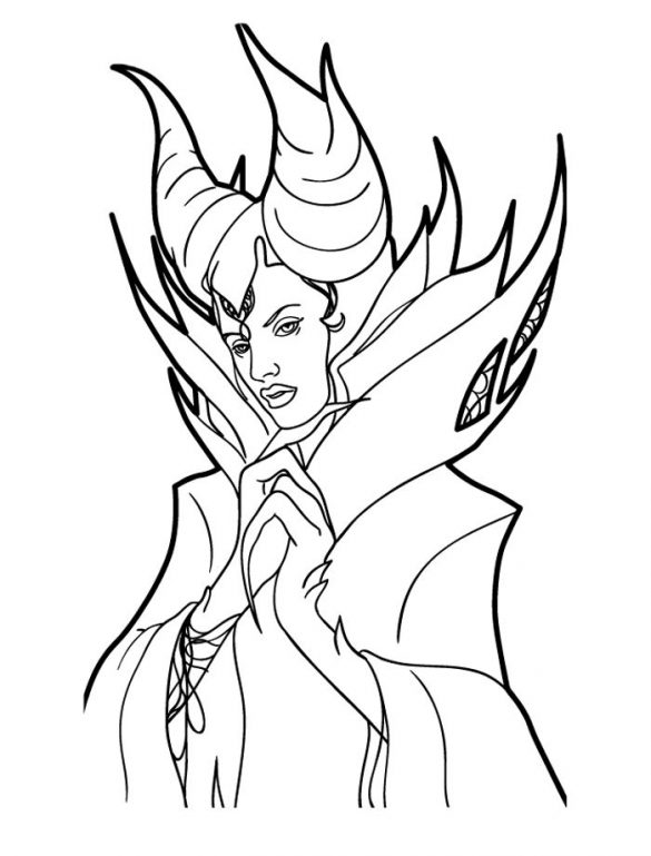 Czarownica – Kolorowanki dla dzieci (6)