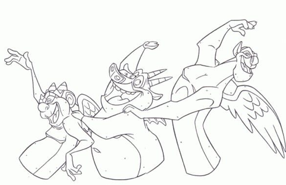 Dzwonnik z NotreDame – kolorowanki (44)