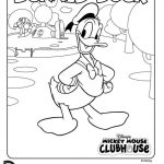 Kolorowanka Donalda Ducha z Mickey Mouse Clubhouse do wydrukowania.
