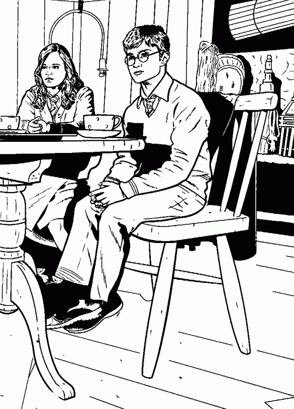 Kolorowanki dla dzieci – Harry Potter (120)