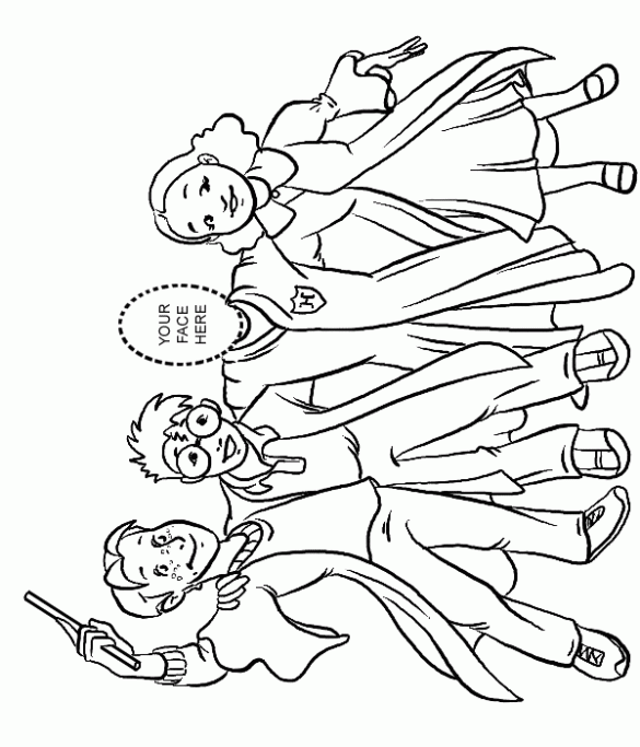 Kolorowanki dla dzieci – Harry Potter (78)