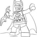 Kolorowanka LEGO Batman dla dzieci, do druku, z superbohaterem.