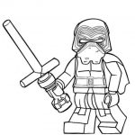 Kolorowanka LEGO Star Wars dla dzieci do wydrukowania.