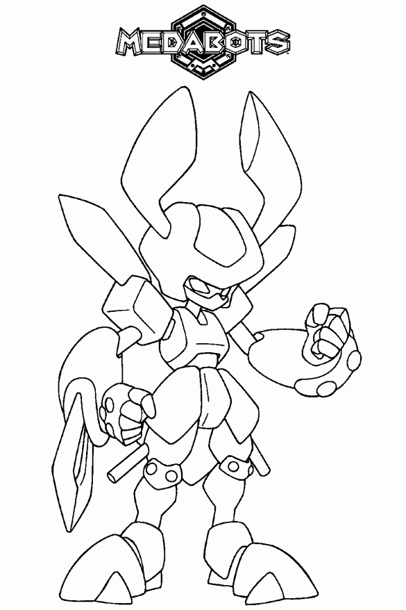 Medabots – kolorowanki (4)