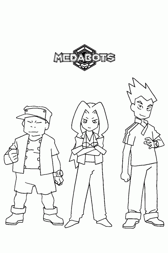 Medabots – kolorowanki (6)