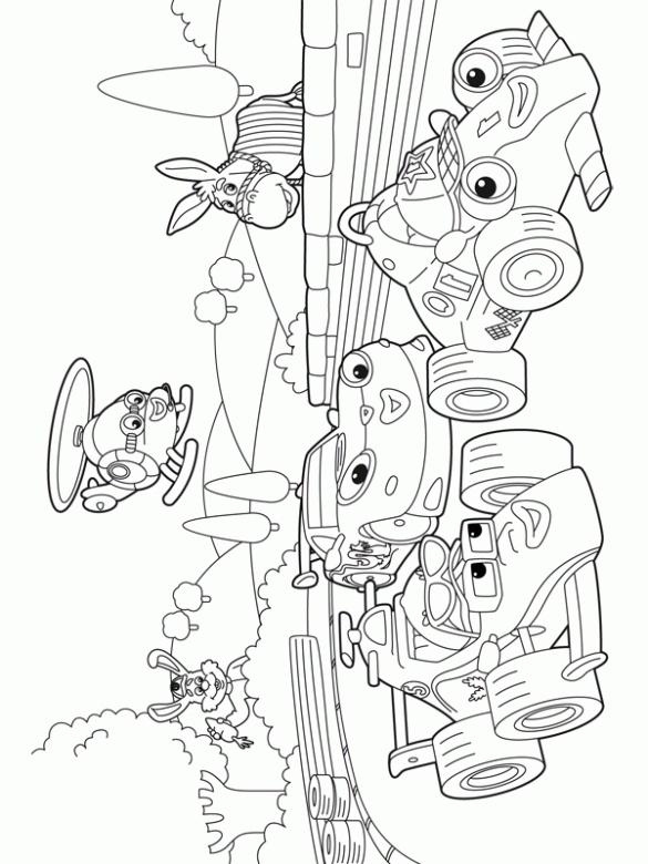 Rajdek – kolorowanka (2)