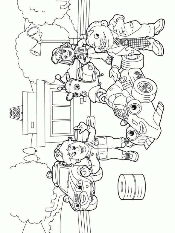 Rajdek – kolorowanka (4)