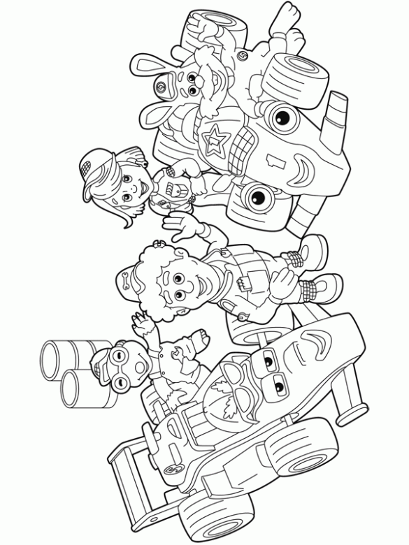 Rajdek – kolorowanka