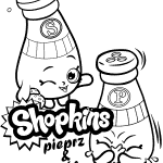 Kolorowanki Shopkins do wydrukowania dla dzieci.