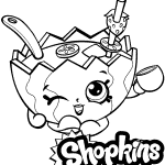 Kolorowanki Shopkins do wydrukowania dla dzieci.