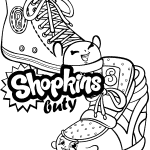 Kolorowanki dla dzieci z postaciami Shopkins do druku.