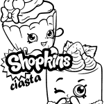Kolorowanki dla dzieci z postaciami Shopkins do druku.
