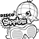 Kolorowanki do wydrukowania z postaciami Shopkins dla dzieci.