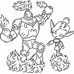 Kolorowanki Skylanders do druku dla dzieci.