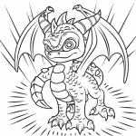 Kolorowanki Skylanders dla dzieci do wydrukowania i pokolorowania.