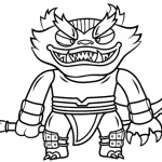 Kolorowanki Skylanders do wydrukowania dla dzieci.