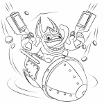 Kolorowanki Skylanders dla dzieci do druku i kolorowania.
