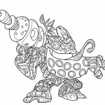 Kolorowanki Skylanders do druku dla dzieci, tematyczne i kreatywne.