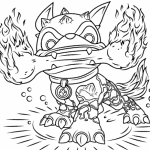 Kolorowanki Skylanders do druku dla dzieci, tematyczne i kreatywne.