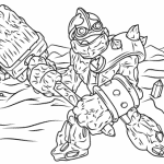 Kolorowanki Skylanders do druku dla dzieci.