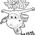 Kolorowanka Super Wings dla dzieci do wydrukowania i pokolorowania.