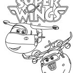 Kolorowanka Super Wings z samolotami dla dzieci do druku.