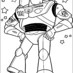 Kolorowanka Buzza z Toy Story do druku dla dzieci.