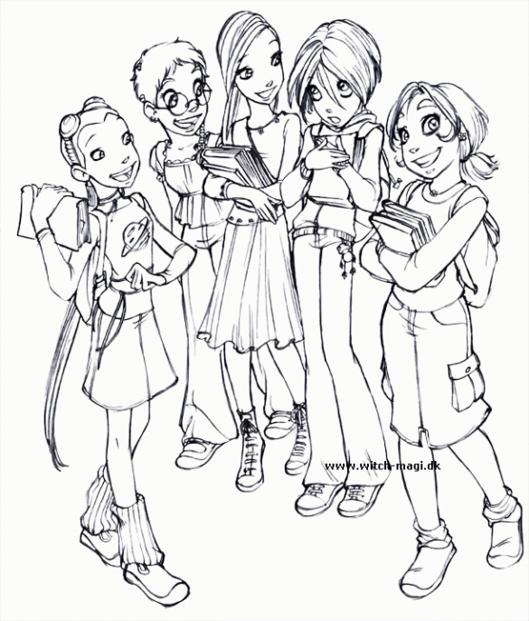 W.I.T.C.H czarodziejki – kolorowanki (36)