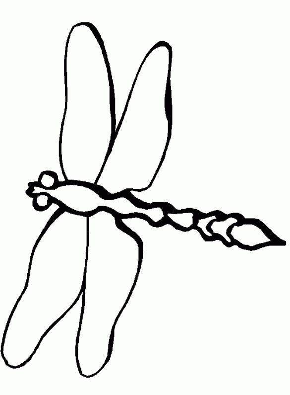 Ważki – Kolorowanki dla dzieci (7)