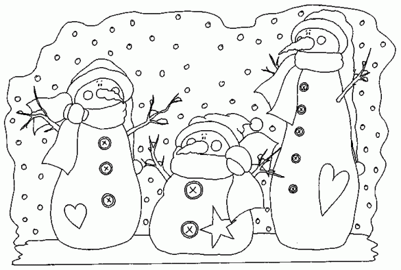 bałwan – kolorowanki_ (88)