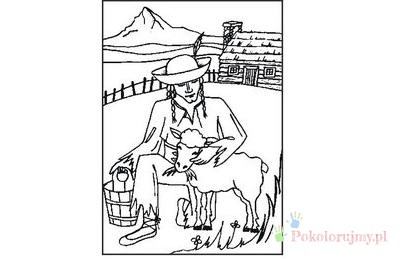 góry, górale – kolorowanka (14)