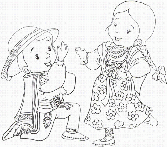 góry, górale – kolorowanka (16)