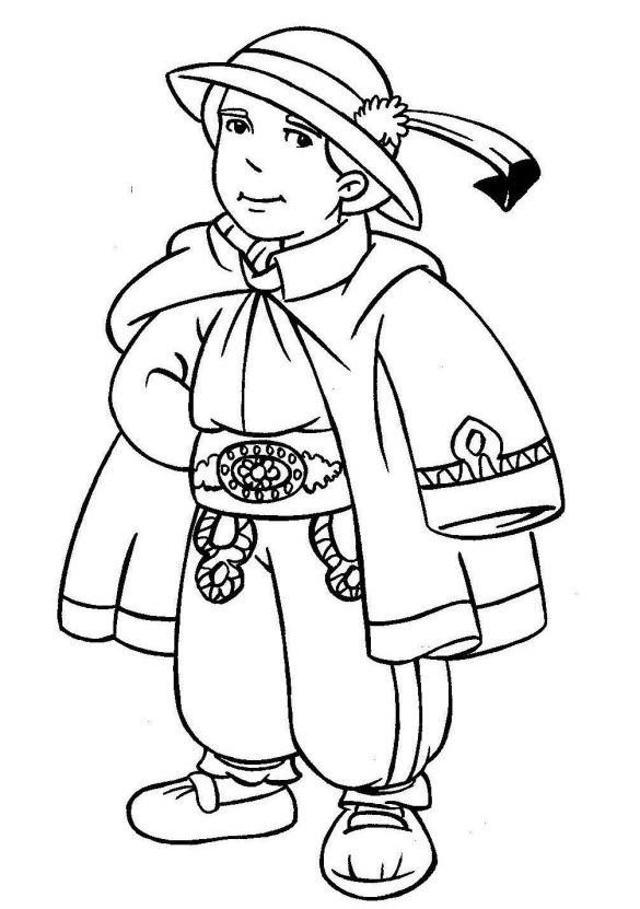 góry, górale – kolorowanka (17)