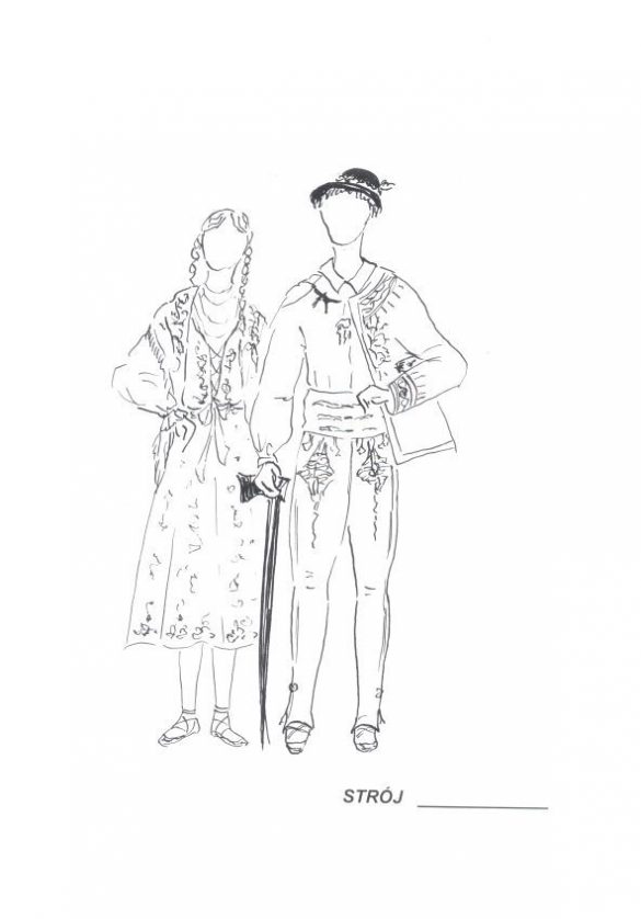 góry, górale – kolorowanka (19)