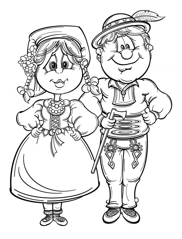 góry, górale – kolorowanka (21)