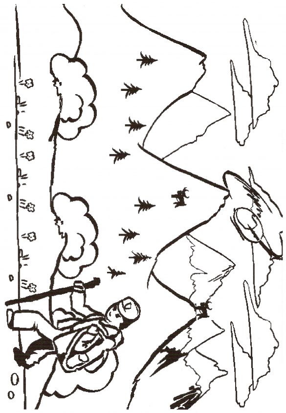 góry, górale – kolorowanka (50)