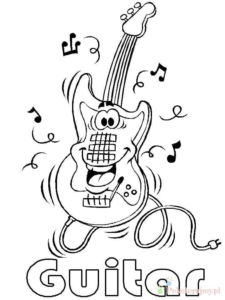Instrumenty Muzyczne Kolorowanki Dla Dzieci Kolorowanki Do Wydrukowania