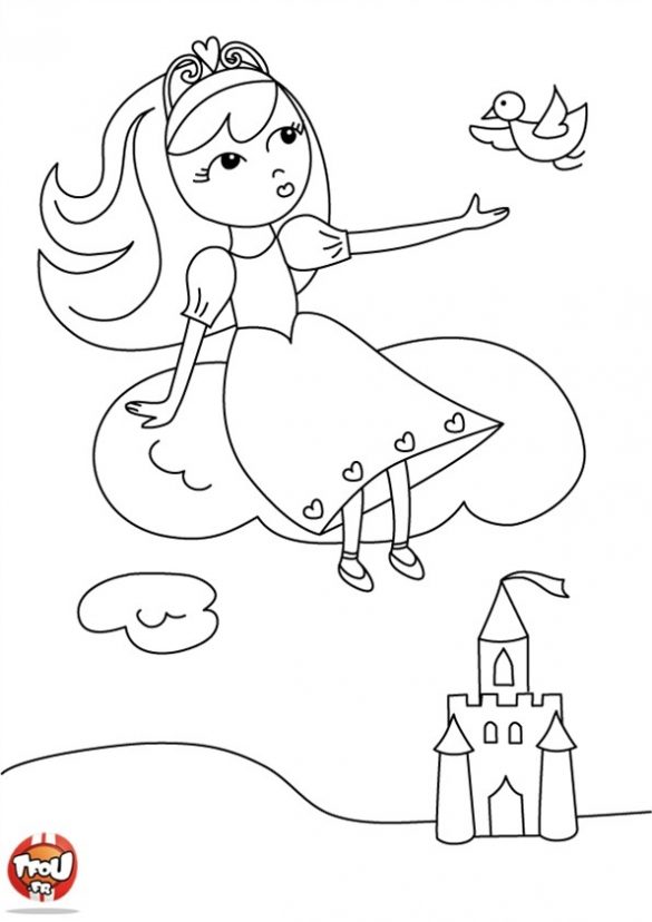 księżniczka – kolorowanki (10)