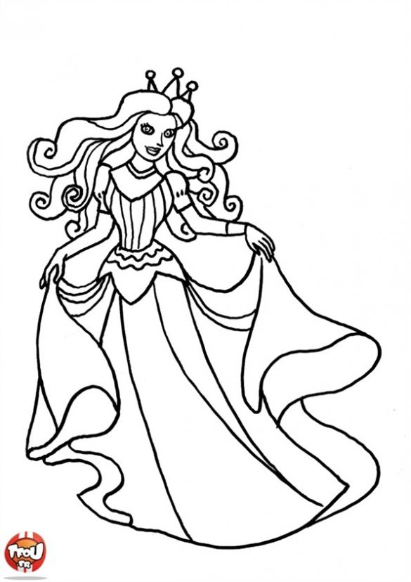 księżniczka – kolorowanki (12)